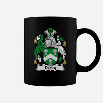 Derby Family Crest / Coat Of Arms British Family Crests Coffee Mug - Seseable