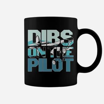 Dibs On The Pilot Funny Job Title Best Gift Coffee Mug | Seseable UK