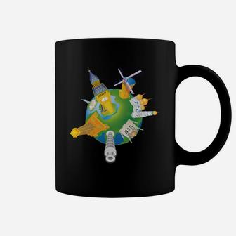 Different Travel Elements T-shirts Coffee Mug - Seseable