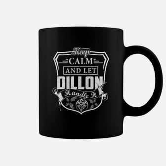 Dillon Last Name, Surname Tshirt Coffee Mug | Seseable CA