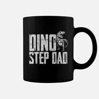 Dino Step Dad Dinosaur Family Coffee Mug - Seseable