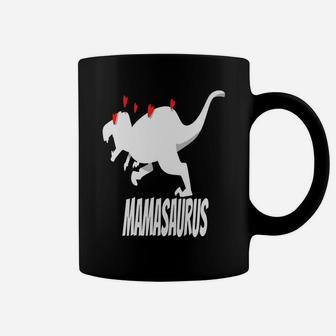 Dinosaur Mama Saurus, birthday gifts for mom, mother's day gifts, mom gifts Coffee Mug - Seseable