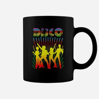 Disco T-shirt - Vintage Style Dancing Retro Disco Shirt Coffee Mug - Seseable