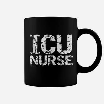 Distressed Intensive Care Unit Nurse Gift For Men Icu Nurse Coffee Mug - Seseable