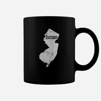 Distressed New Jersey Home Shirt New Jersey Shirt Coffee Mug - Seseable