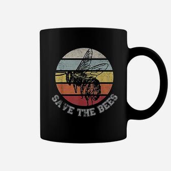 Distressed Save Bees Lovers For Beekeeper Coffee Mug - Seseable