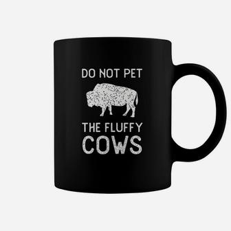 Do Not Pet The Fluffy Cows Vintage Coffee Mug | Seseable UK
