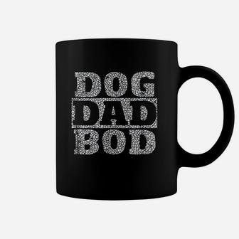 Dog Dad Bod Distressed Pet Owner Coffee Mug - Seseable