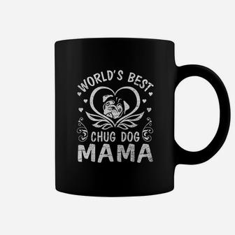 Dog In Big Heart World's Best Chug Mama Happy Mother Mom Coffee Mug - Seseable
