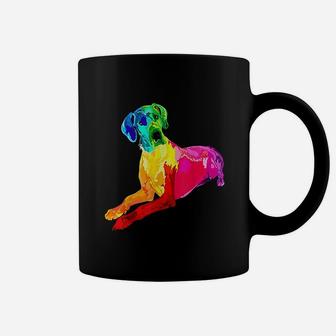 Dog Lover Gifts Great Dane For Women Colorful Great Dane Men Coffee Mug - Seseable