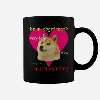 Doge Meme Valentines Day Doge Coffee Mug - Seseable