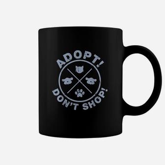 Dont Shop Adopt Save Life Rescue Animals Love Coffee Mug - Seseable