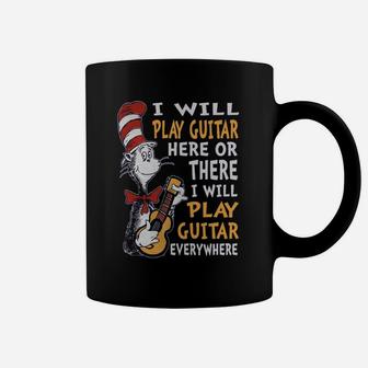 Dr Seuss Guitar Lovers Guitar Men Player Rock Music Classic Coffee Mug - Seseable