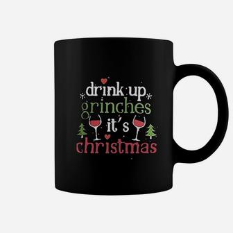 Drink Up Grinches Christmas Coffee Mug - Seseable