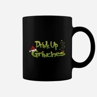 Drink Up Grinches Tshirt Funny Christmas Xmas Drinking Shirt Coffee Mug - Seseable