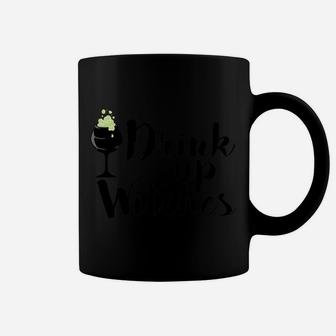 Drink Up Witches Halloween Women Drinking Wine Gift Coffee Mug