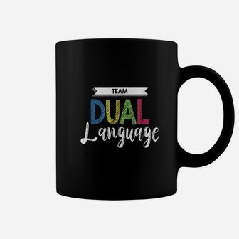 Dual Language Team Teacher School Coffee Mug - Seseable