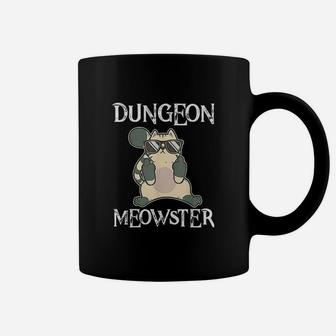 Dungeon Moewster Roleplaying Larp Cats Rpg Dm Funny Cat Gift Coffee Mug - Seseable