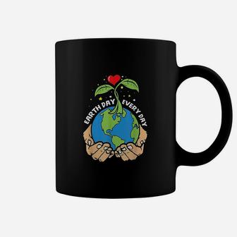 Earth Day Every Day Climate Strike Environmentalist Gift Coffee Mug - Seseable