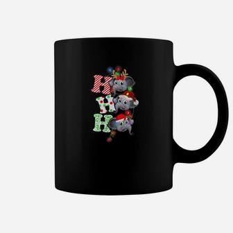 Elephant Hohoho For Christmas Coffee Mug - Seseable