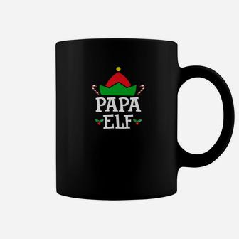 Elf Papa Matching Family Group Christmas Pajama Coffee Mug - Seseable