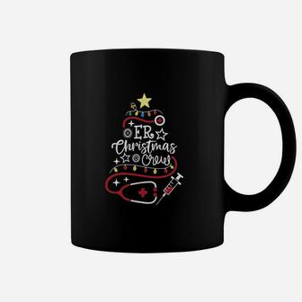 Emergency Room Nurse Er Techs Secretary Er Christmas Crew Coffee Mug - Seseable