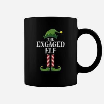 Engaged Elf Matching Family Group Christmas Party Pajama Coffee Mug - Seseable