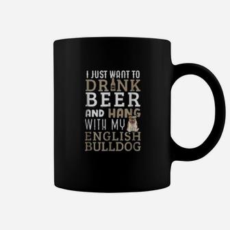 English Bulldog Dad Funny British Dog Lover Coffee Mug - Seseable