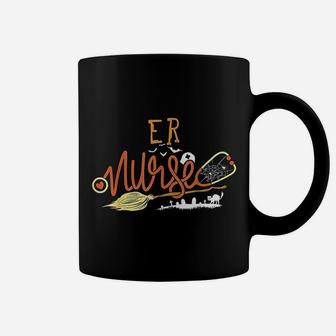 Er Nurse Halloween Gift Rn Ed Emergency Room Nursing Coffee Mug - Seseable
