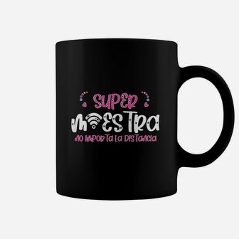 Espanol Virtual Super Maestra Gift Spanish Bilingual Teacher Coffee Mug | Seseable CA