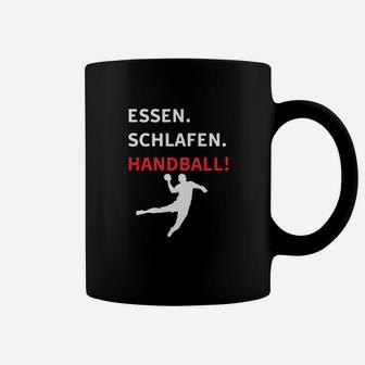 Essen Schlafen Handball Tassen - Seseable