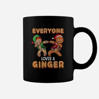Everyone Loves A Ginger Funny Cute Gingerbread Coffee Mug - Seseable