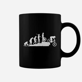 Evolution Downhill Mountain Bike Mtb Mountain Biking Coffee Mug - Seseable