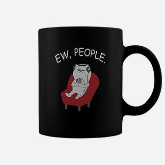 Ew People Cat Lover Funny Cat Lover Kitty Owner Coffee Mug - Seseable