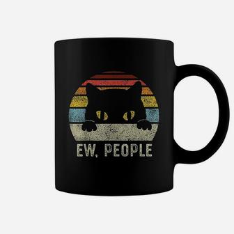 Ew People Retro Cat Funny Vintage Coffee Mug - Seseable