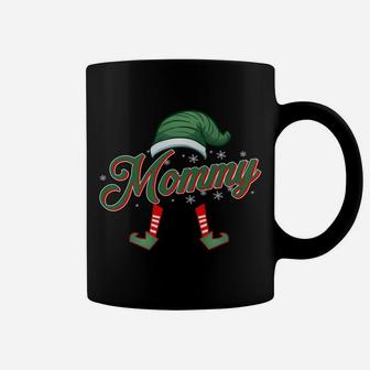 Family Christmas Pj Mommy Elf Christmas Elf Coffee Mug - Seseable