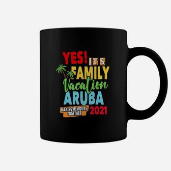 Family Vacation 2021 Aruba Coffee Mug - Seseable