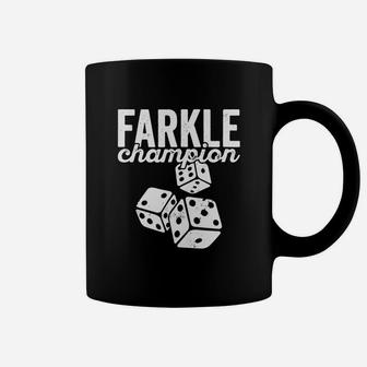 Farkle Champion T-shirt For Dice Board Game Night Lovers Coffee Mug - Seseable