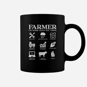 Farmer Gift Idea Farming Agriculture Patriotic Farmer Coffee Mug - Seseable