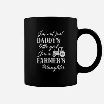 Farmers Daughter Daddys Little Girl Farm Tractor Coffee Mug - Seseable