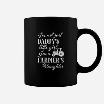 Farmers Daughter Daddys Little Girl Farm Tractor Coffee Mug - Seseable