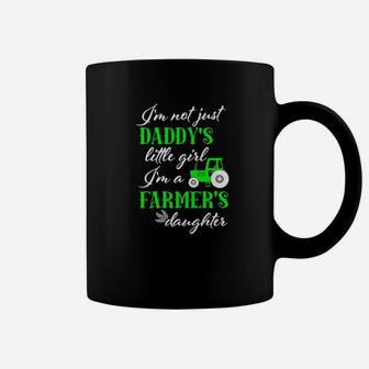 Farmers Daughter Daddys Little Girl Tractor Coffee Mug - Seseable