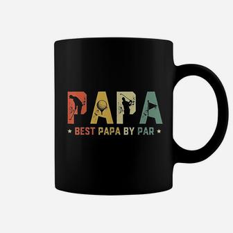 Fathers Day Best Papa By Par Golf Gift Papa Golf Coffee Mug - Seseable