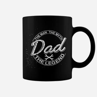 Fathers Day Funny Gifts For Dad The Man The Myth The Legend Coffee Mug - Seseable