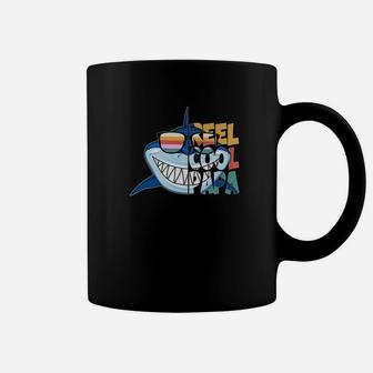 Fathers Day Gifts Fishing Reel Cool Papa Funny Shirt Premium Coffee Mug - Seseable