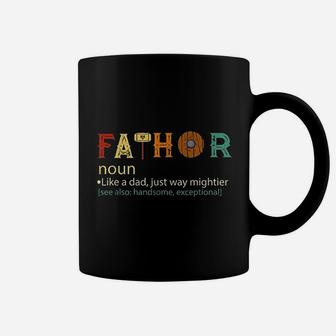 Fathor Like Dad Just Way Mightier Funny Fathers Day Coffee Mug - Seseable