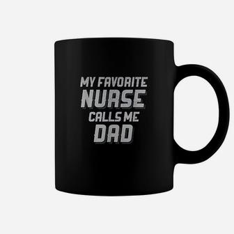 Favorite Nurse Calls Me Dad Fathers Day Daughter Gift Coffee Mug - Seseable