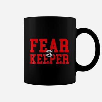 Fear The Goalie Soccer Goalkeeper Keeper Boys Girls Coffee Mug - Seseable