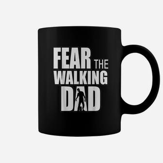 Fear The Walking Dad For Fathers Day Funny Zombie Coffee Mug - Seseable