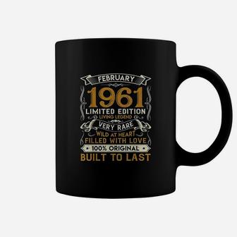 February 1961 Vintage 61 Years Old 61st Birthday Gift Family Coffee Mug - Seseable